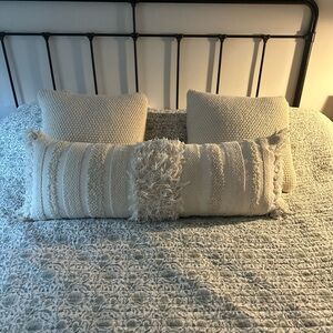 URBAN OUTFITTERS / Anthropologie~ XL Throw Lumbar  Pillow 14” x 40”
